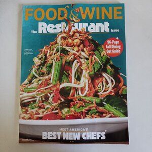 Food and Wine magazine October 2025 The Restaurant Issue Best New Chefs